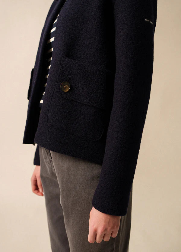 Saint James boiled wool jacket 3437 Combloux