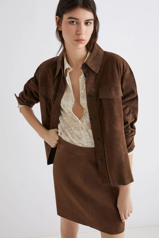 Marella suede shirt Gioco