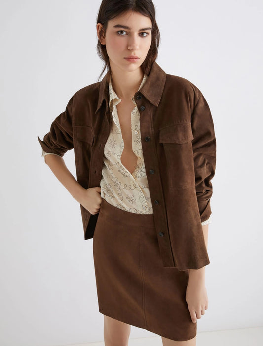 Marella suede shirt Gioco