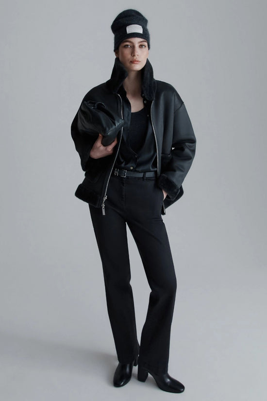 Marella reversible faux fur jacket Fresa