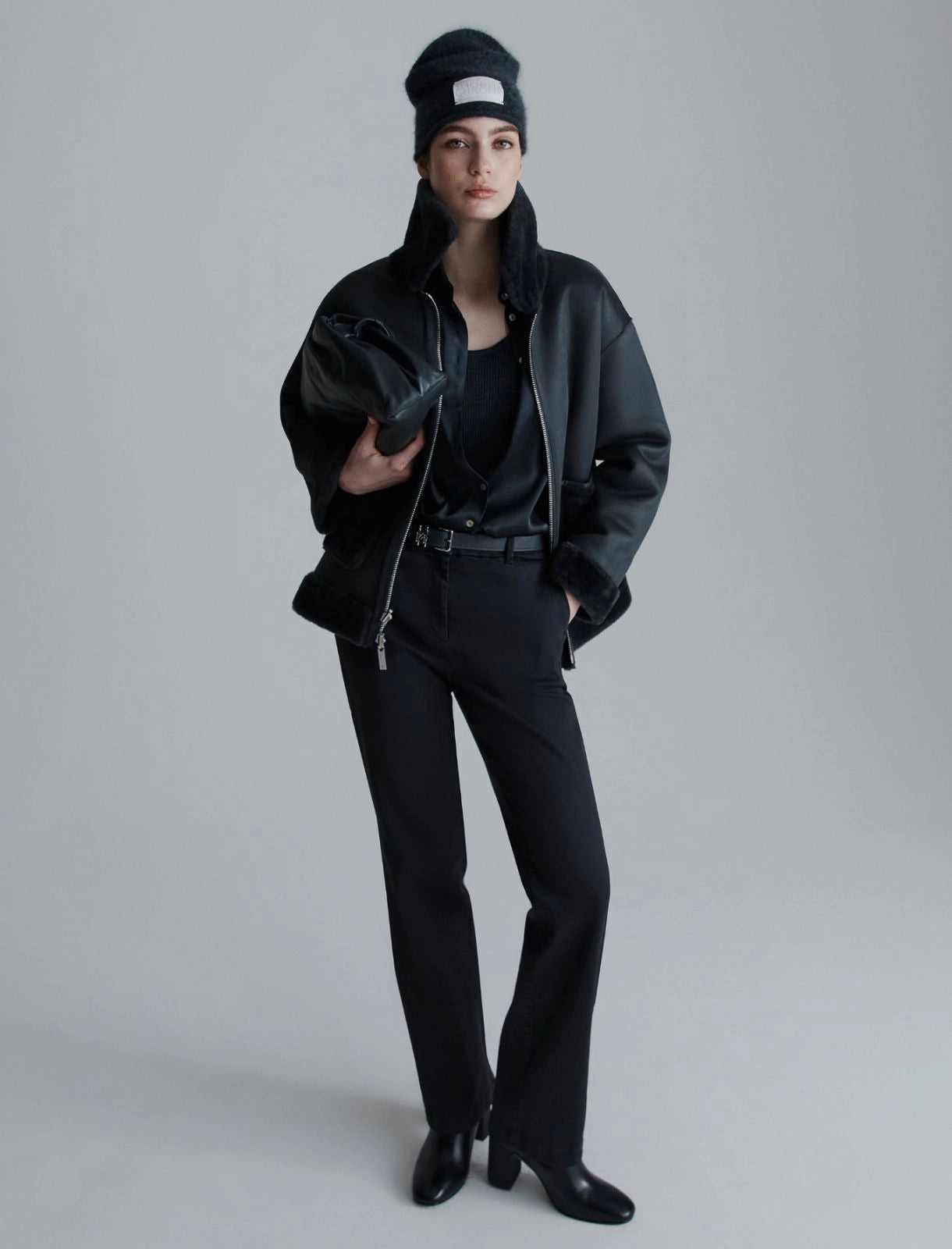 Marella reversible faux fur jacket Fresa