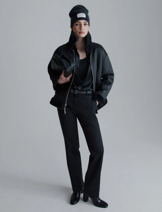 Marella reversible faux fur jacket Fresa