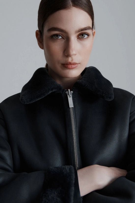 Marella reversible faux fur jacket Fresa