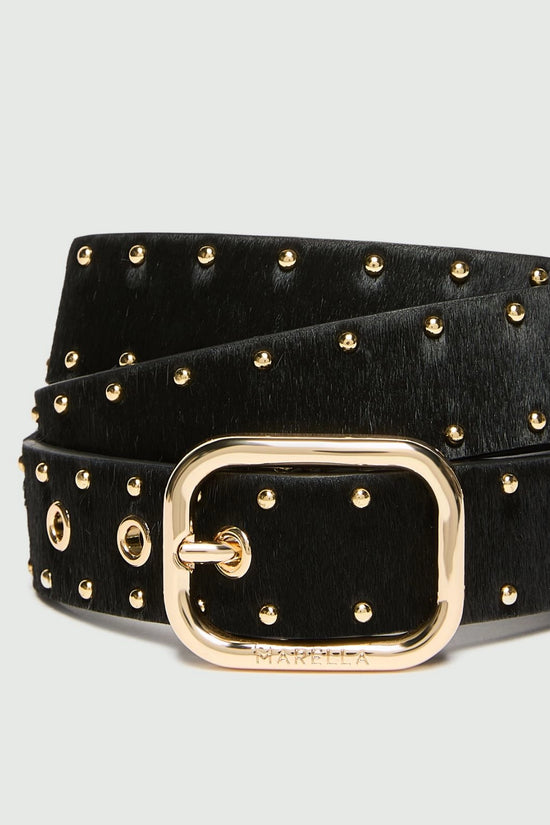 Marella Black Studded Belt 