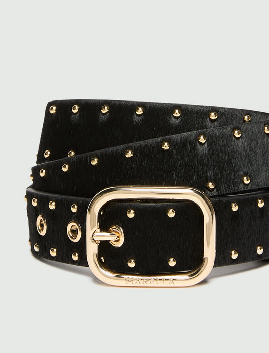 Marella Black Studded Belt 