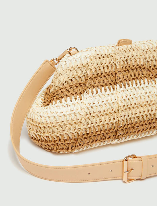 Marella natural raffia-look bag Orefice