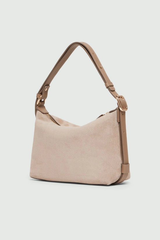 Marella Turtledove Compact Suede bag
