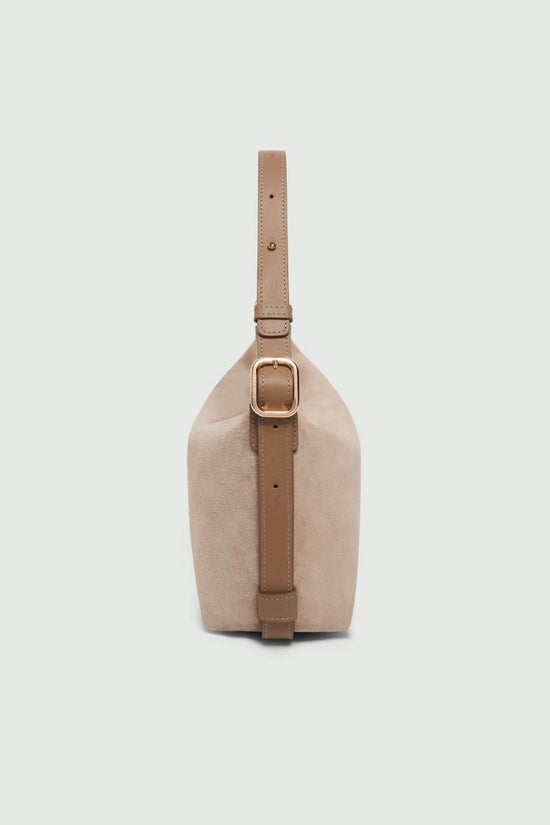 Marella Turtledove Compact Suede bag