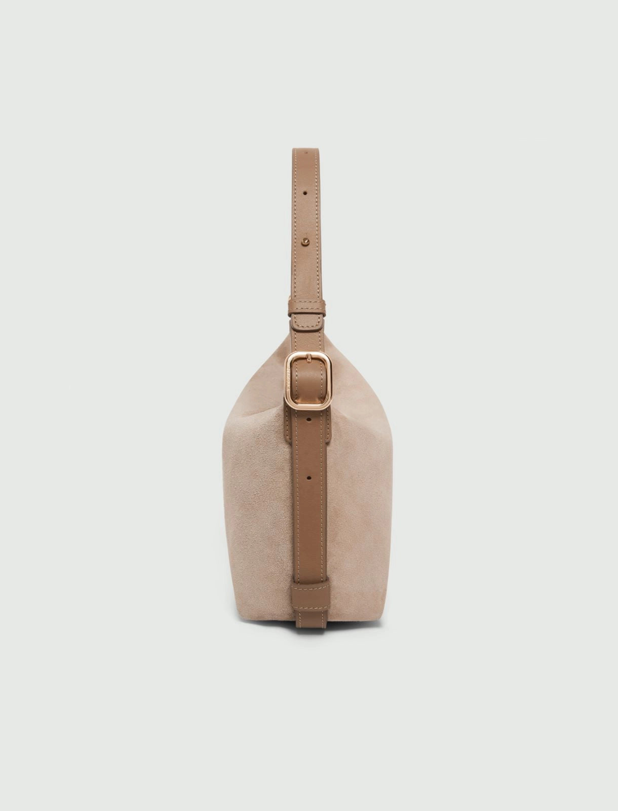 Marella Turtledove Compact Suede bag