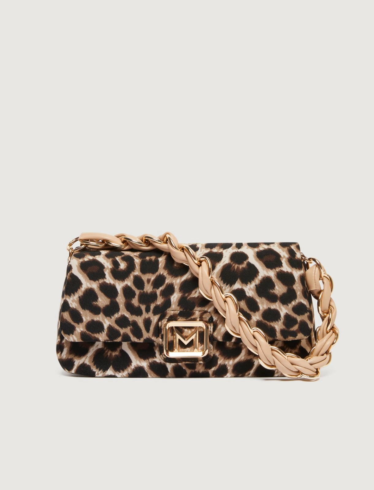 Marella Spotted Fabric Padded Bag EMILY3 - BEIGE SHADED