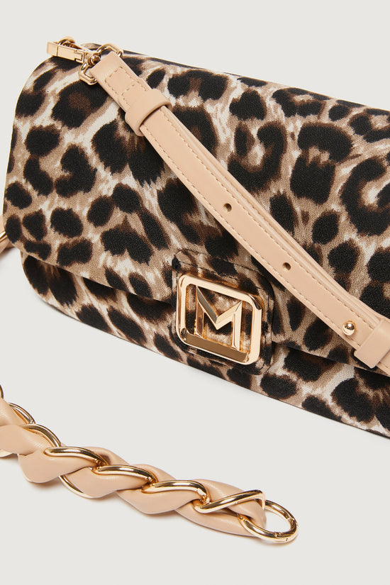 Marella Spotted Fabric Padded Bag EMILY3 - BEIGE SHADED