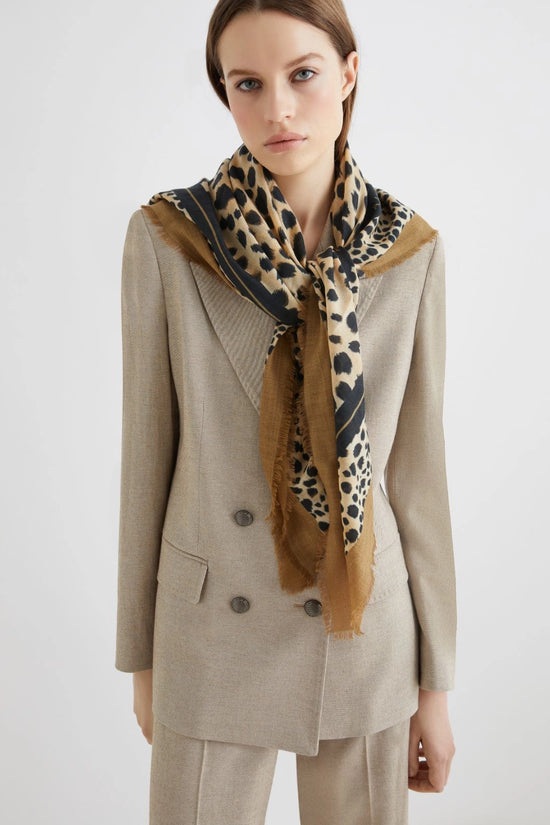 Marella wool shawl Bronzo