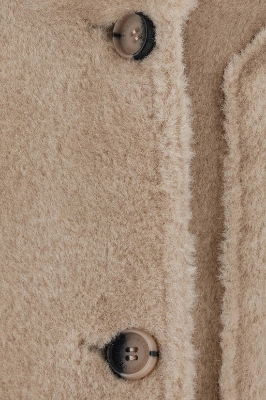 Urbancode Beige & Brown Reversible Faux Shearling Jacket
