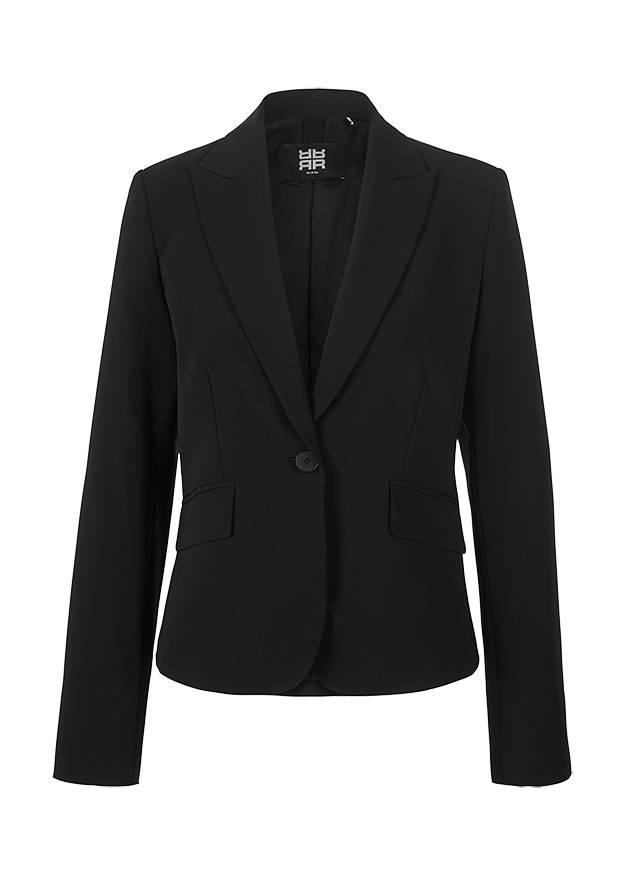 Riani Black One Button Blazer 391210