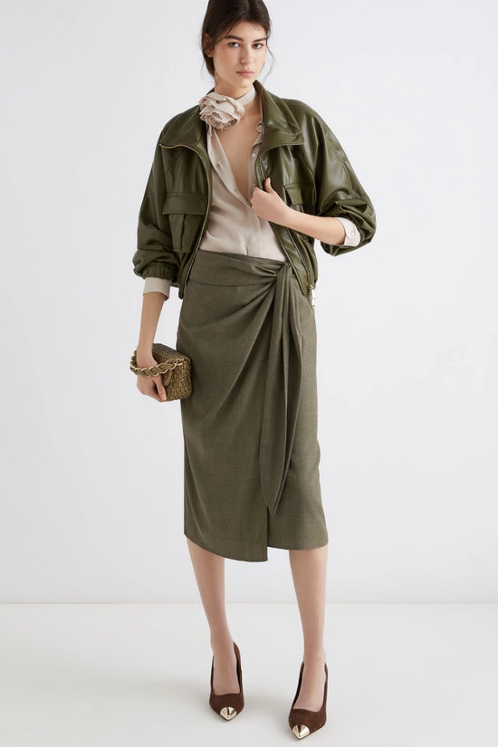 Marella faux leather jacket Loretta