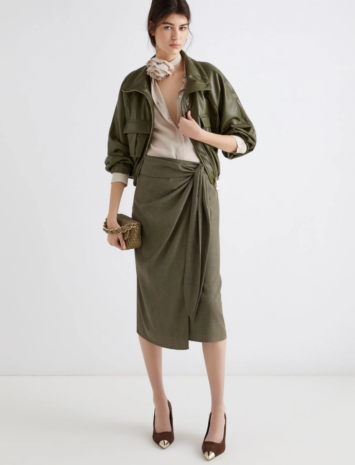Marella faux leather jacket Loretta