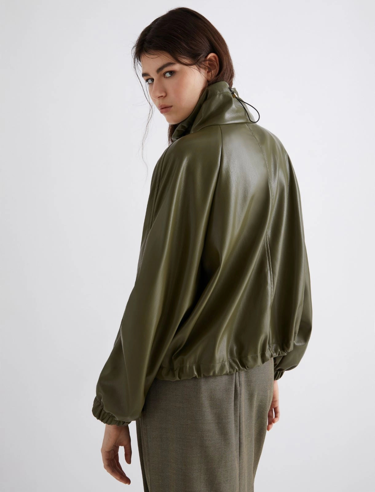 Marella faux leather jacket Loretta Jane Young