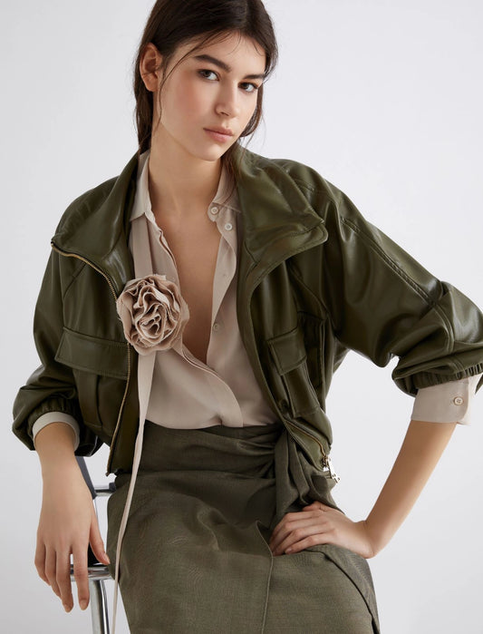 Marella faux leather jacket Loretta