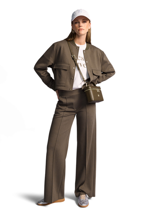 Riani dreamwood wide fit trousers 393190