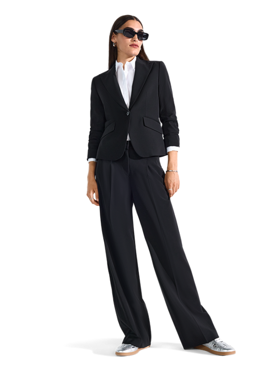 Riani Black Wide-Leg Trousers