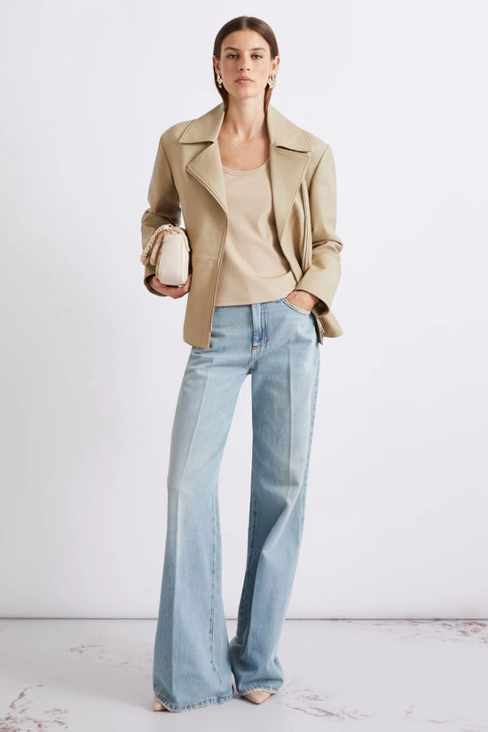 Marella Sport Beige Rib Knit Sleeveless Jersey Top MLSNATALE