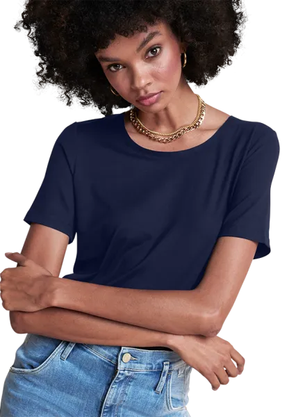 Riani blue round neck t-shirt 398060