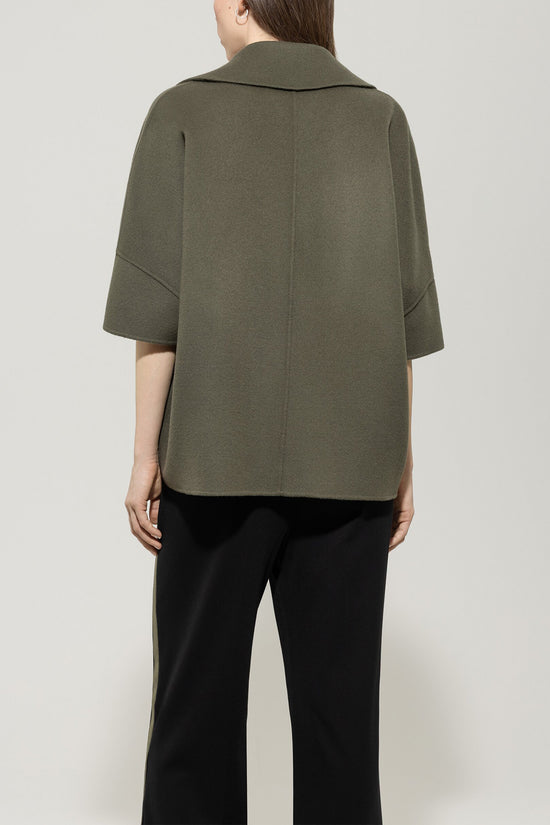 Luisa Cerano double faced wool jacket khaki 428510