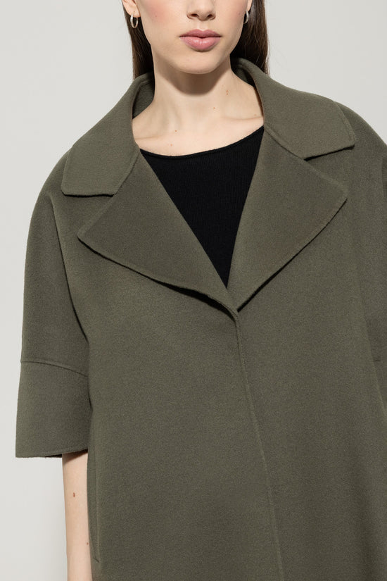 Luisa Cerano double faced wool jacket khaki 428510