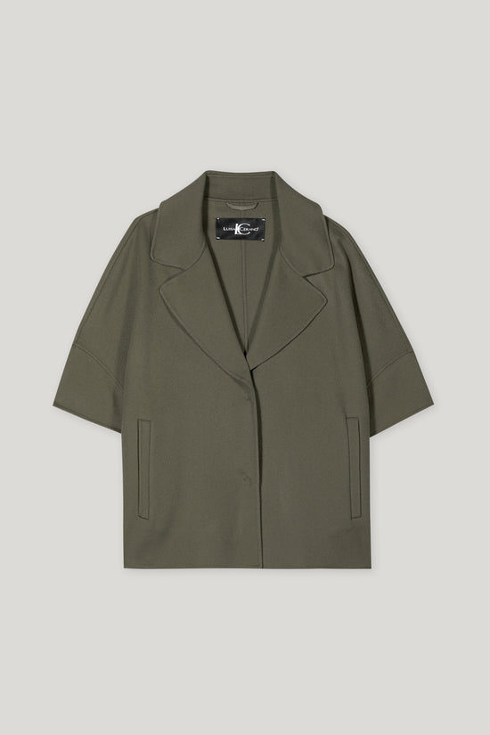 Luisa Cerano double faced wool jacket khaki 428510