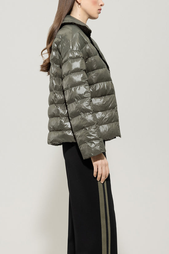 Luisa Cerano quilted jacket khaki 428511