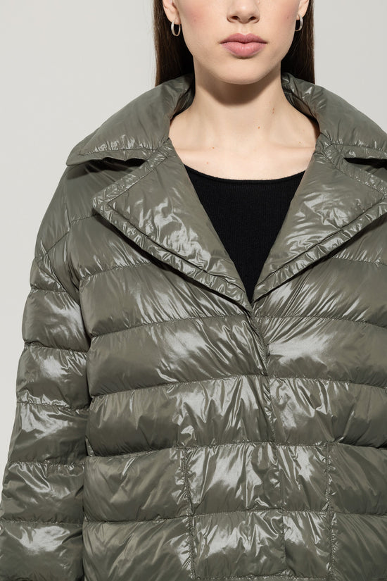 Luisa Cerano quilted jacket khaki 428511