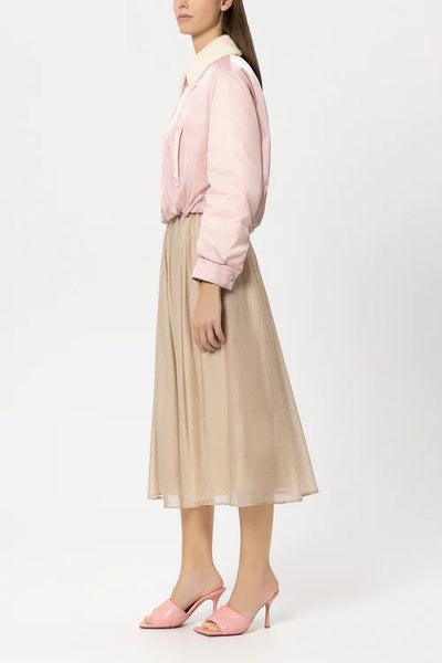 Luisa Cerano Pink Reversible Outdoor Down Jacket 438530