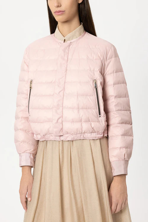 Luisa Cerano Pink Reversible Outdoor Down Jacket 438530