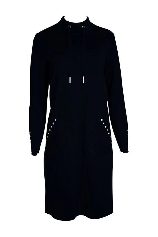 Faber knit tie cord dress 44601