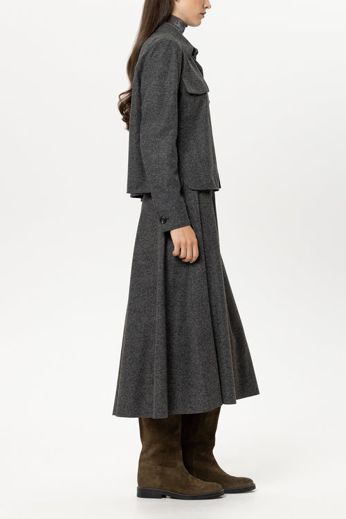 Luisa Cerano Anthrcite Punto di Milano Jacket