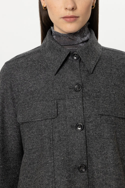 Luisa Cerano Anthrcite Punto di Milano Jacket