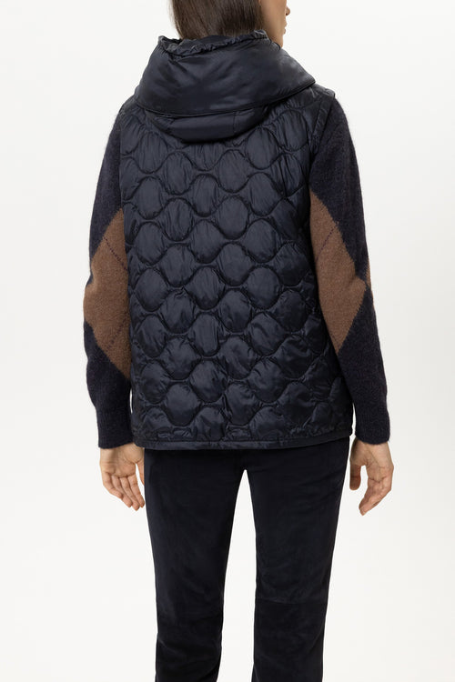 Luisa Cerano Navy Down Outdoor Gilet