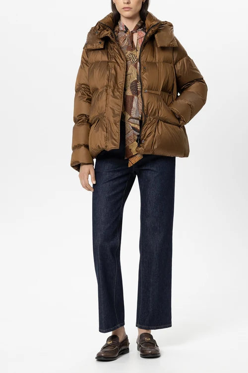 Luisa Cerano Caramel Down Outdoor Jacket