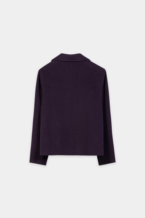 Luisa Cerano Plum Double-Face Jacket