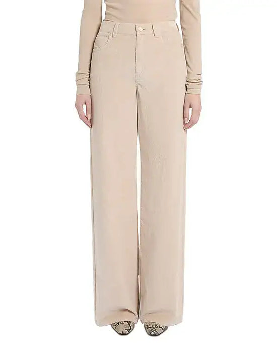 Marella Turtledove Wide Leg Corduroy Trousers