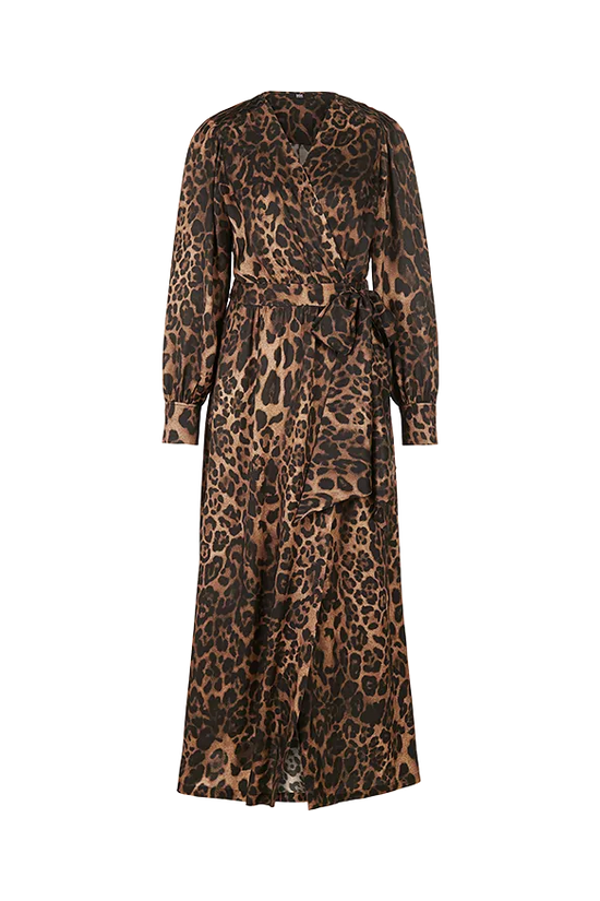Riani ocelot printed dress 476080