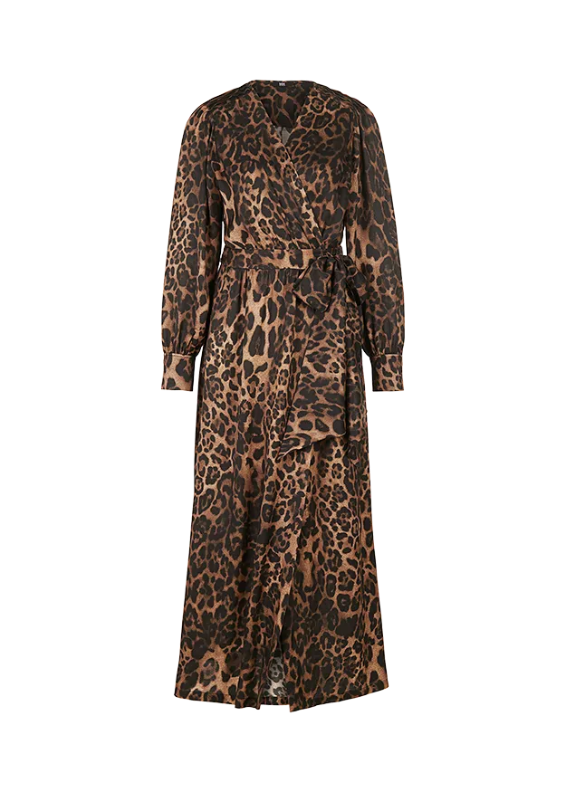 Riani ocelot printed dress 476080