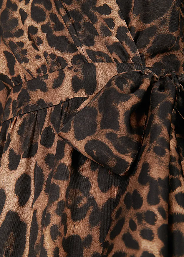 Riani ocelot printed dress 476080