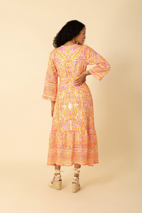 Hale Bob linen print dress 4YYU67AM
