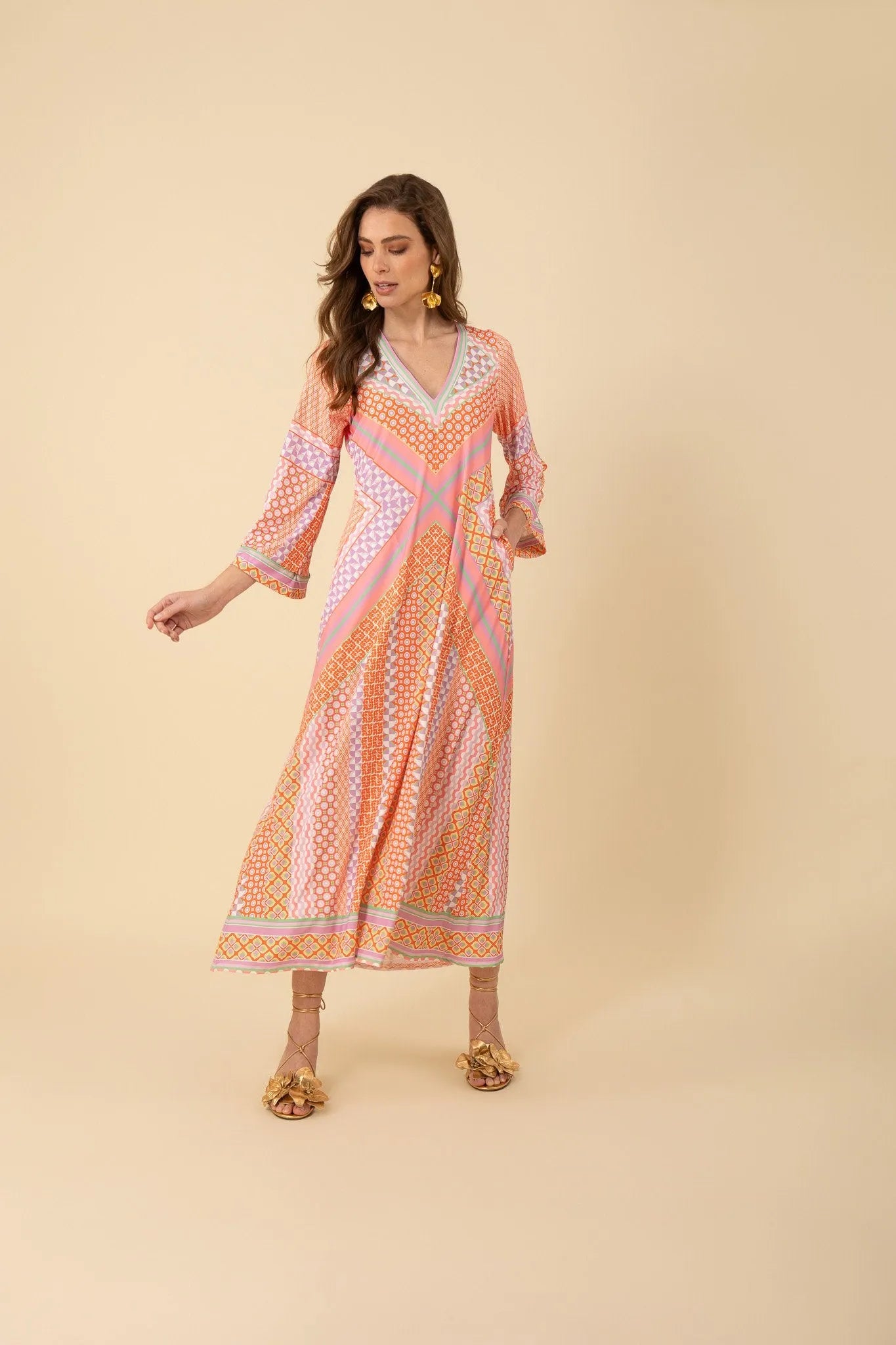 Hale Bob jersey maxi dress 4ZTN664A