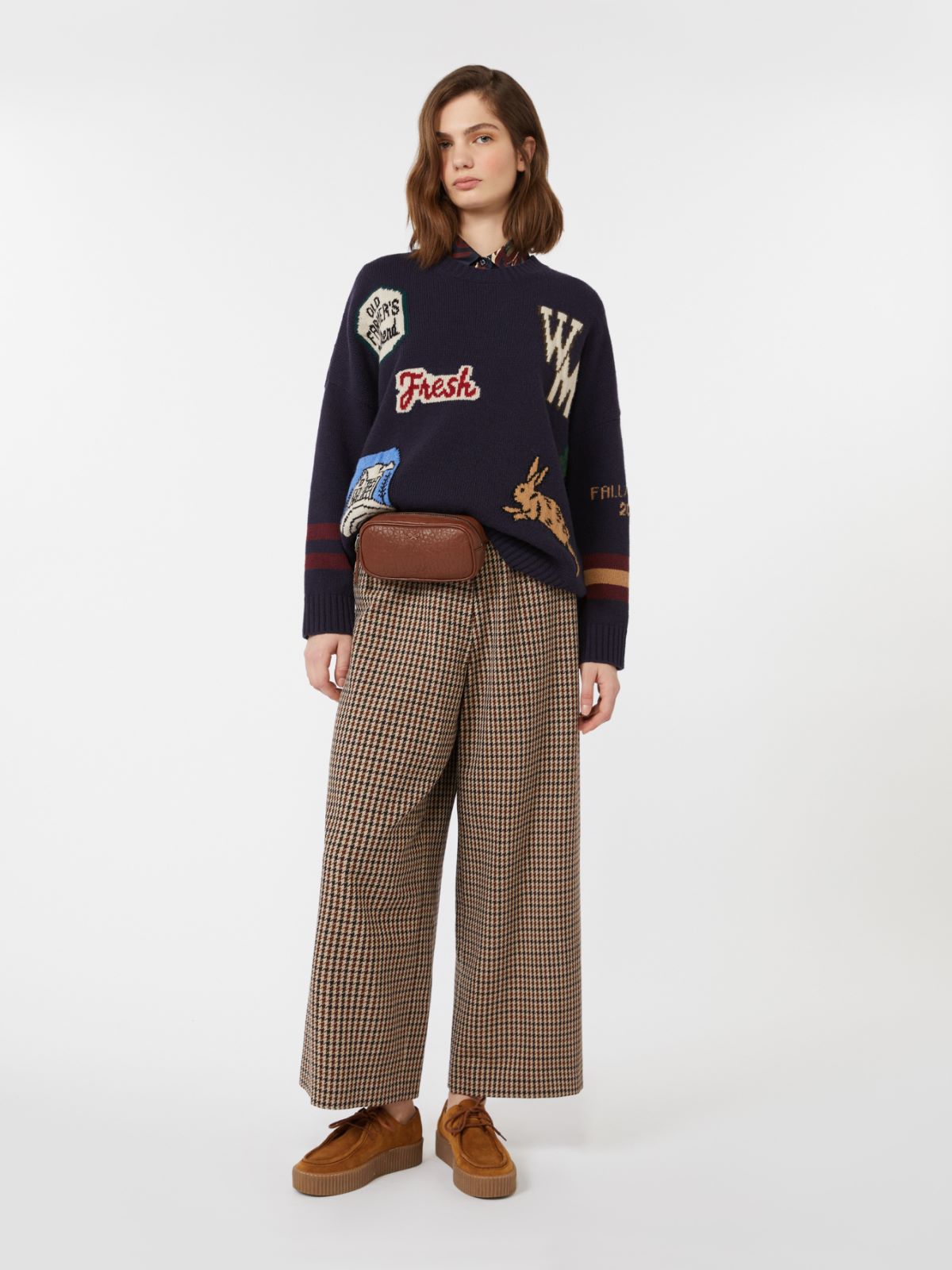 Max Mara Weekend herringbone trousers Ebe