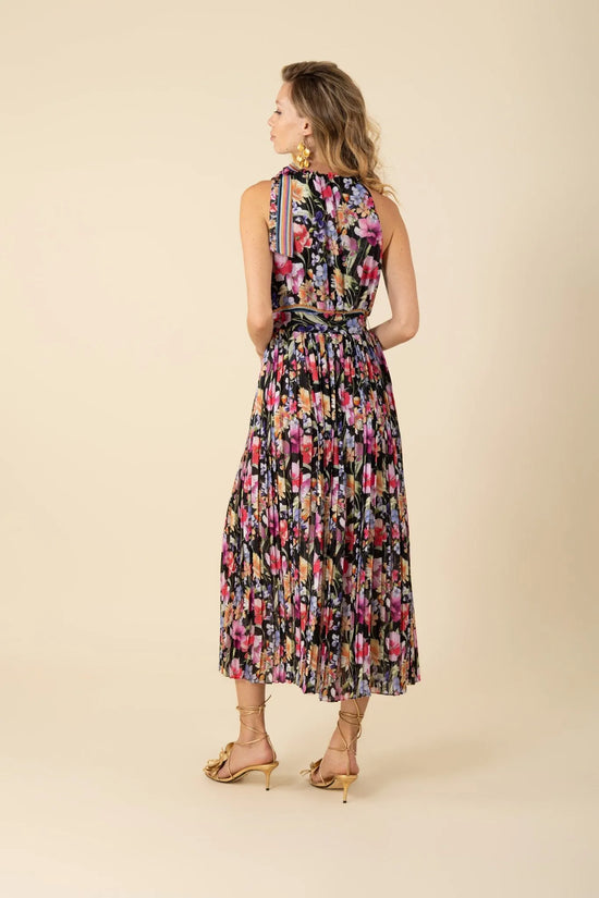 Hale Bob floral print sleeveless dress 51PS660A