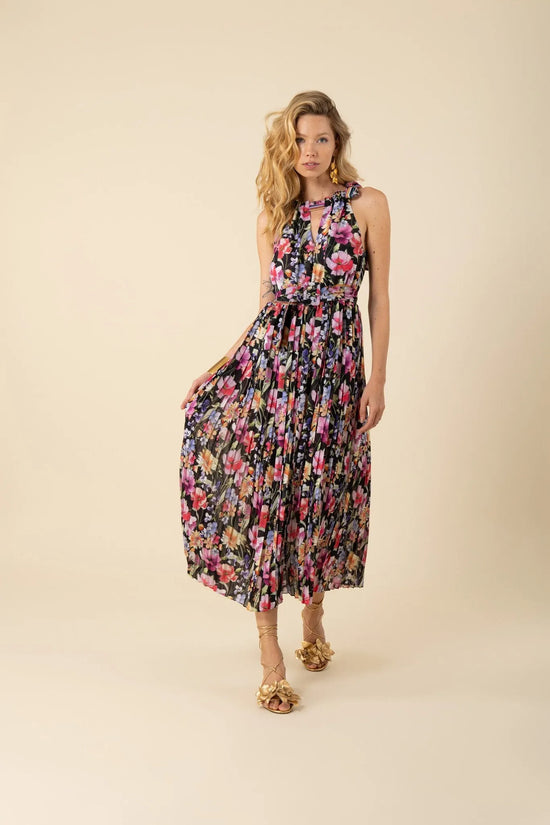 Hale Bob floral print sleeveless dress 51PS660A