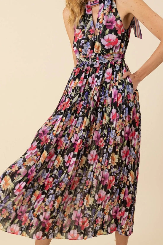 Hale Bob floral print sleeveless dress 51PS660A