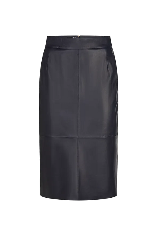 Riani lamb nappa skirt